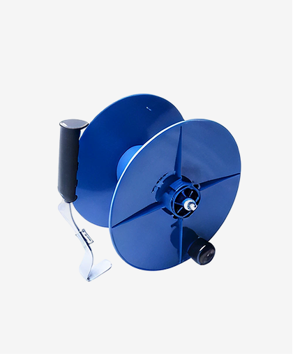 CampYard pre-loaded polytape reel for portable horse yard